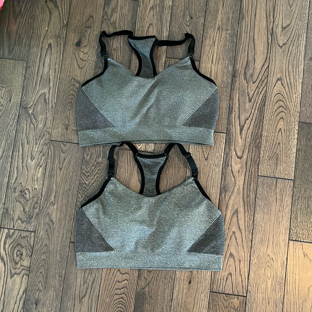 Nursing sports bras